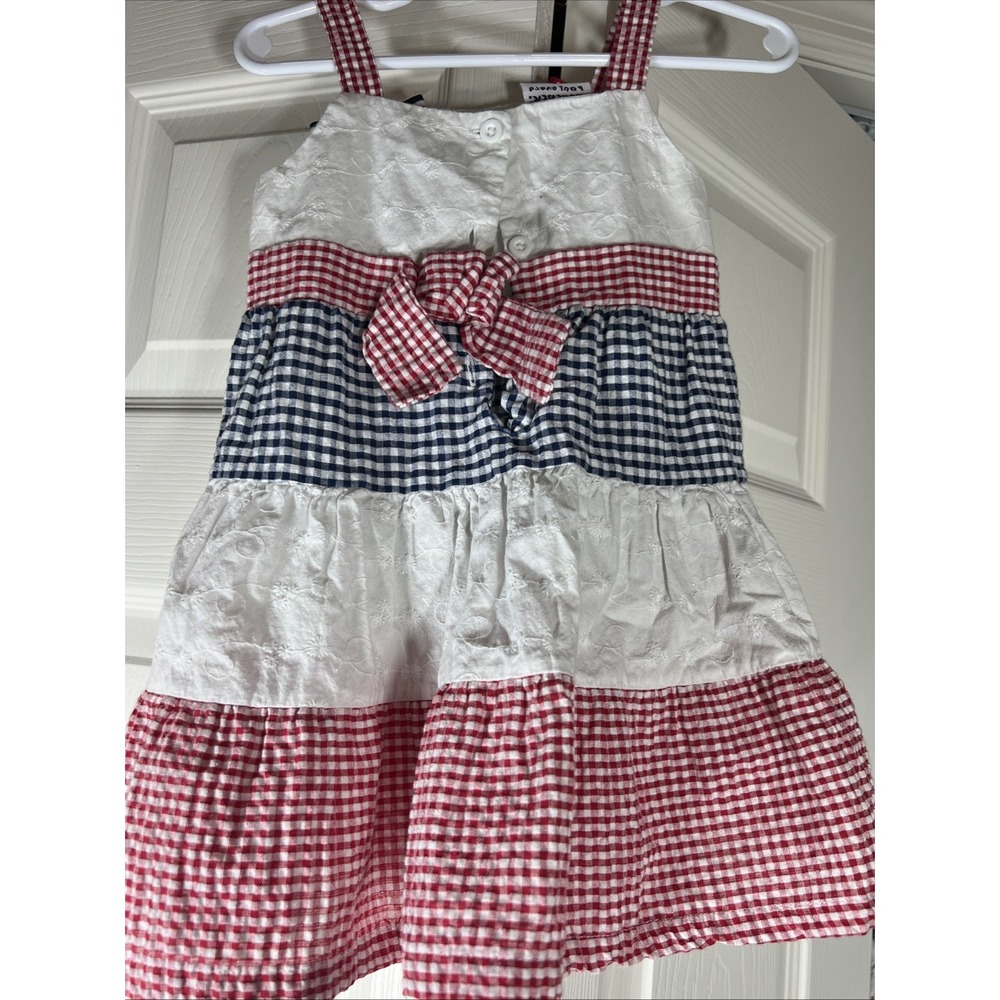 Blueberri Boulevard Sz 2T Red White &‎ Blue Patriotic Sundress - Picture 13 of 13